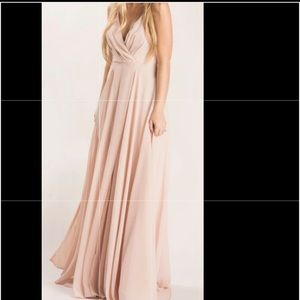 Cassidy Blush Flowy Maxi Dress / Blush